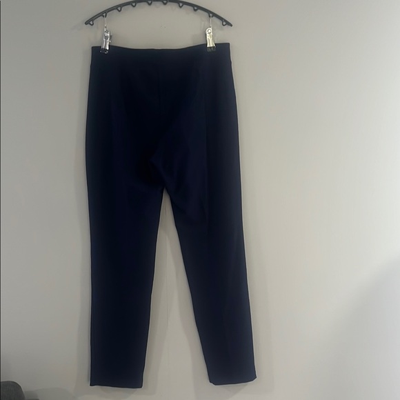 Eileen Fisher Blue Dress Pants Structured Flat Front - Picture 3 of 4
